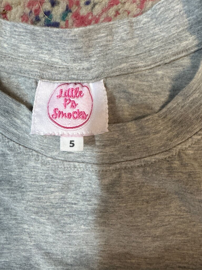 Little P's Smocks Pediatric Nurse Themed Gray T-Shirt