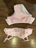 Girls' Striped Swim Top and Bottom