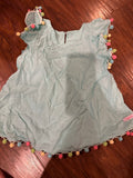 Mint Green Pom Pom Dress