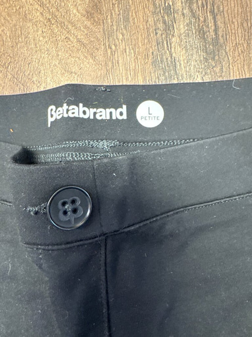 BetaBrand Women's Black Petite Pants