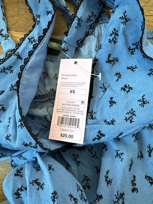 Blue Floral Dress
