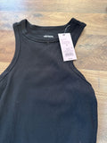 Wild Fable Women's Black Ribbed Tank Top