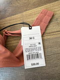 Shade and Shore 36C Pink Bikini Top