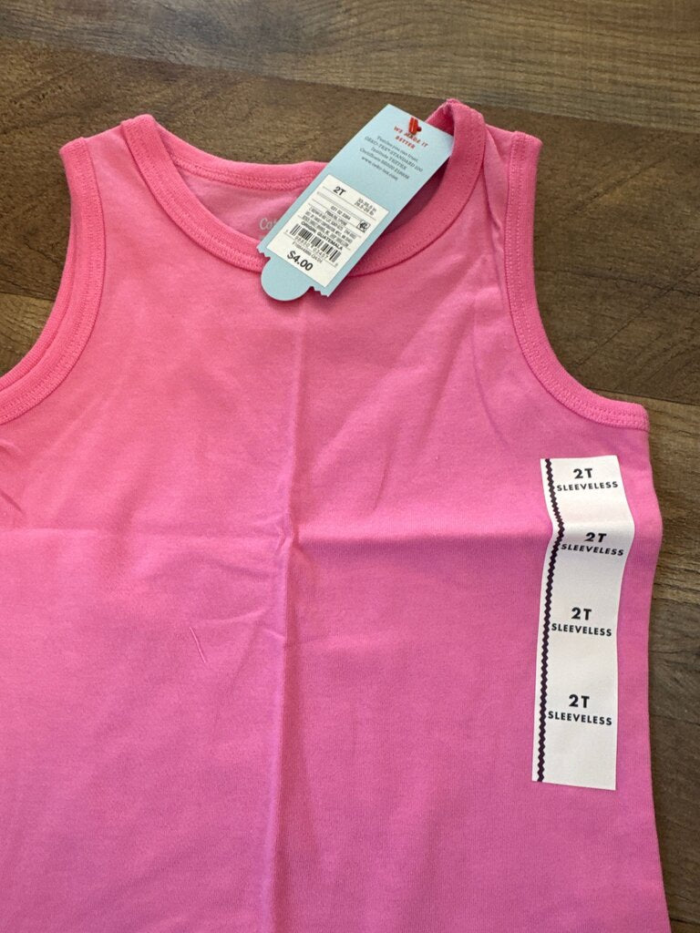 Pink Sleeveless Top for Toddlers