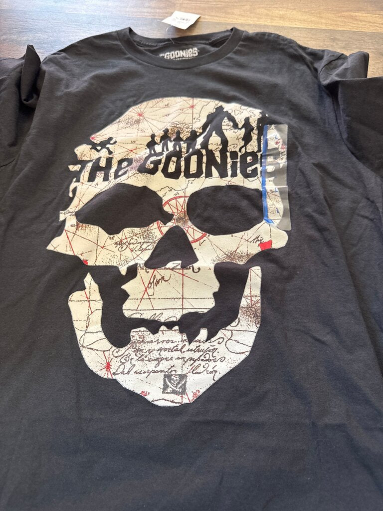 The Goonies Black Graphic T-Shirt