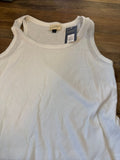 Universal Thread Women's White Ribbed Tank Top
